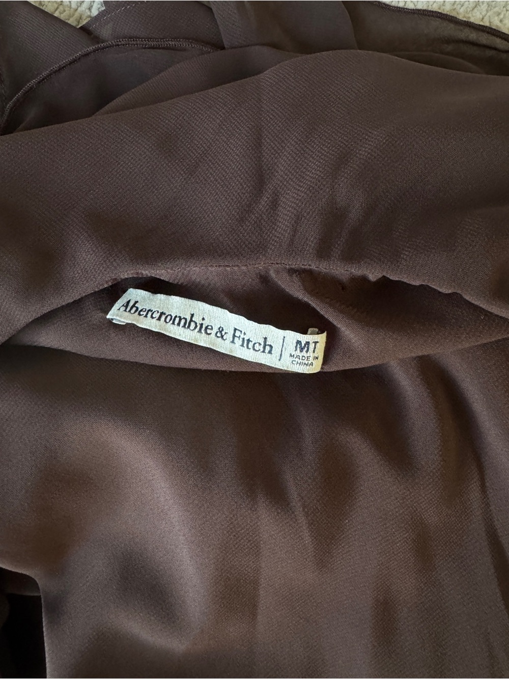 Abercrombie & Fitch Chocolate Brown Halter Mini Dress - Picture 6 of 6